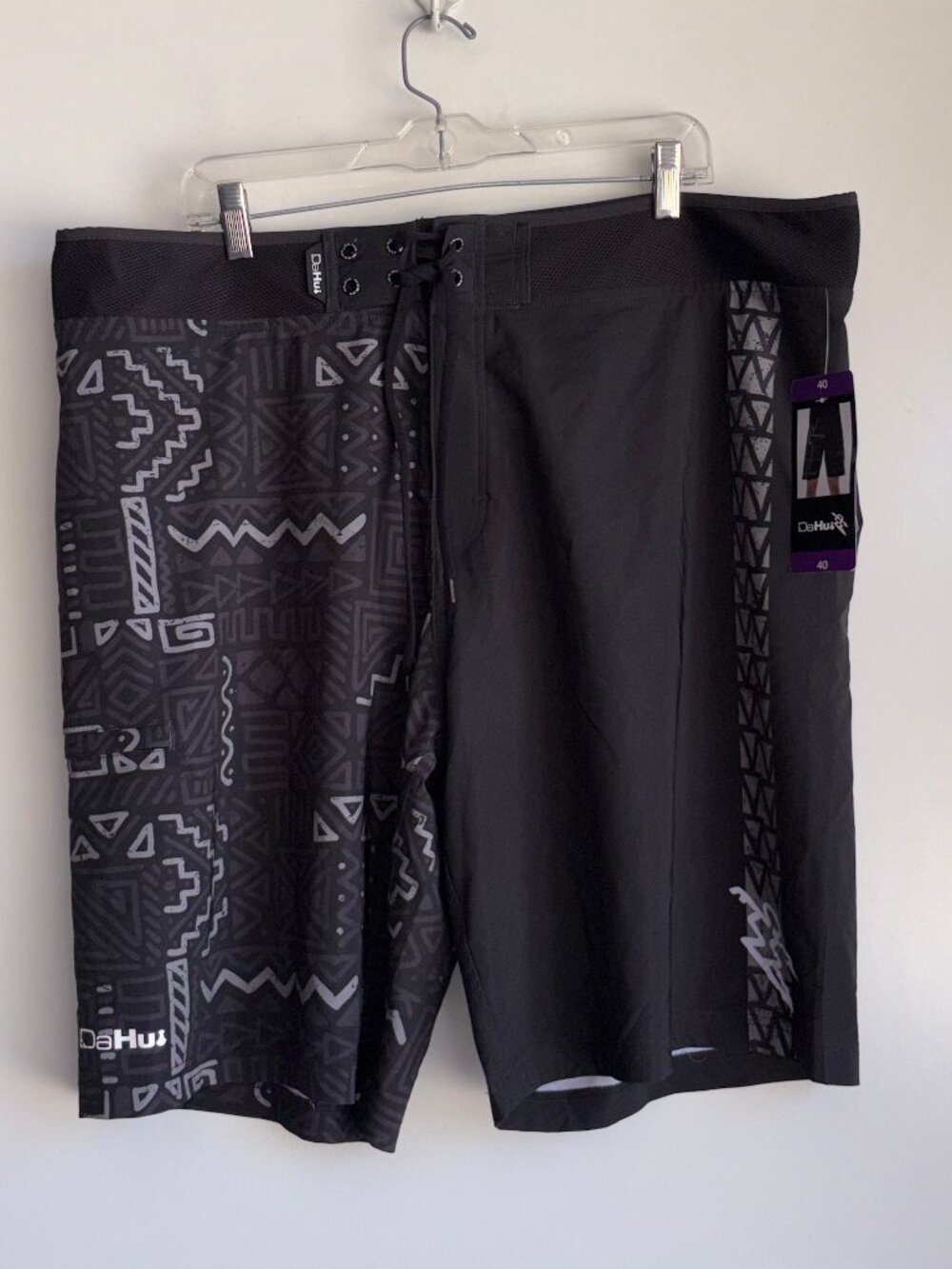 NWT DaHui Hybrid Shorts Men's Size 40 Black
